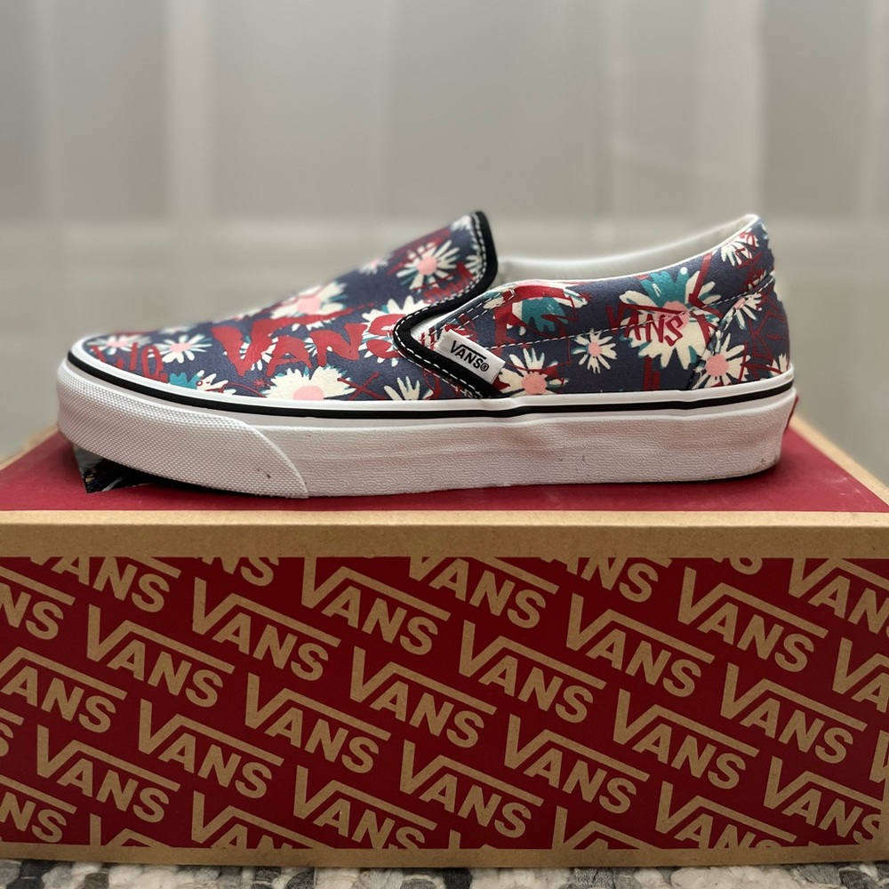 COPY - Floral Slip-On Vans